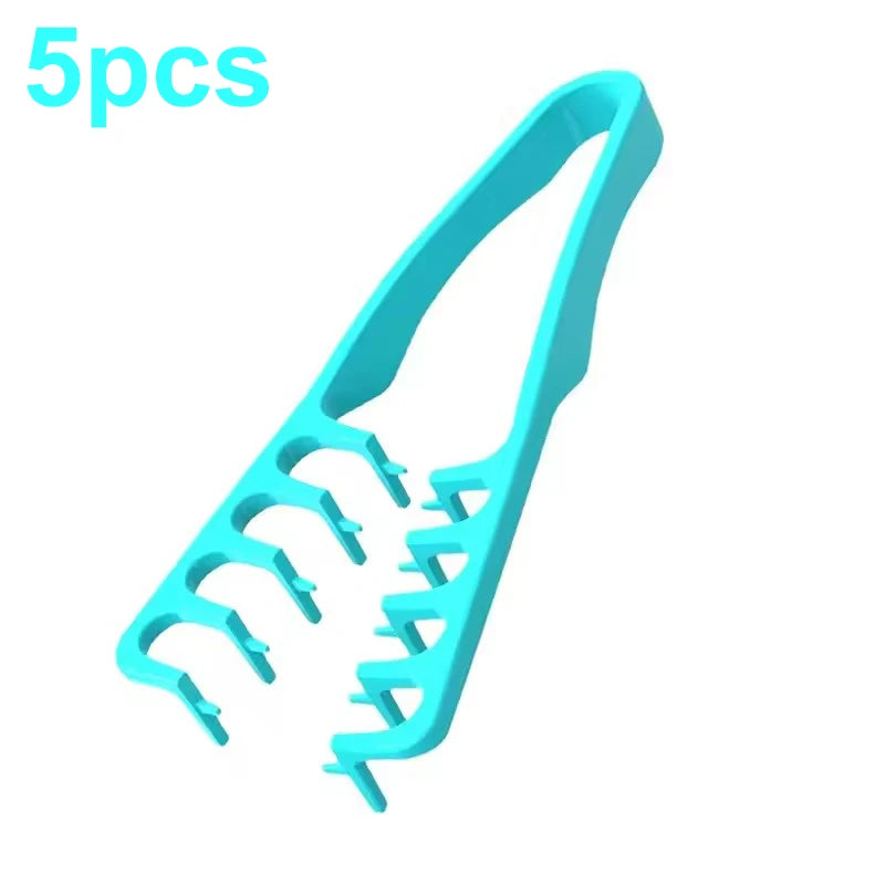 Wide Tooth Volumizing Hair Comb – Root Lift & Bang Styling Hair Styling Comb SPOT Blue-5pcs
