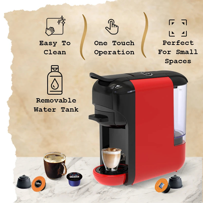 3-in-1 Multi-Capsule Coffee Maker – 19 Bar Espresso Machine Capsule Coffee Maker SPOT