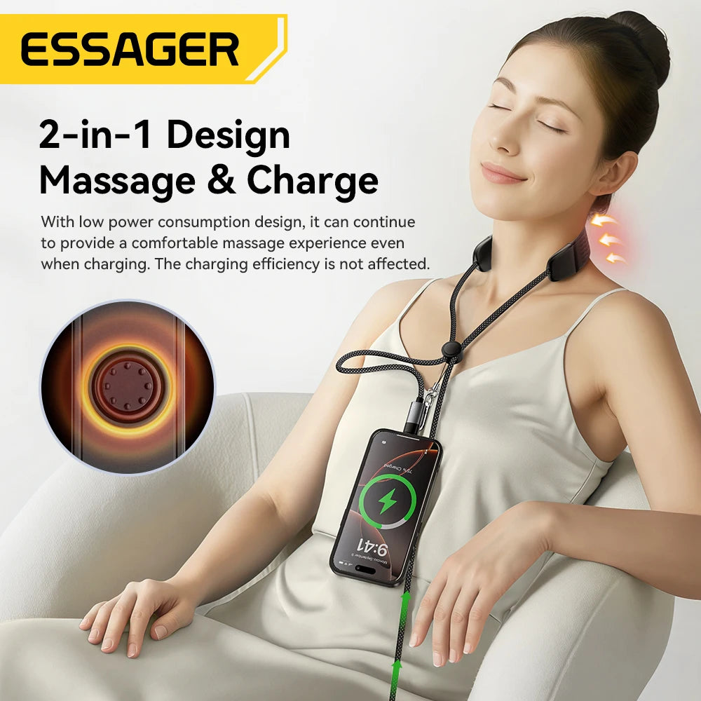 Essager USB-C Cable PD 100W Fast Charging & Data Sync Braided USB-C Charging Cable SPOT