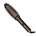 Ionic Ceramic PTC Hot Straightener Brush with LCD Display Hair Straightener Brush SPOT Black Gold US Plug USB Type-C
