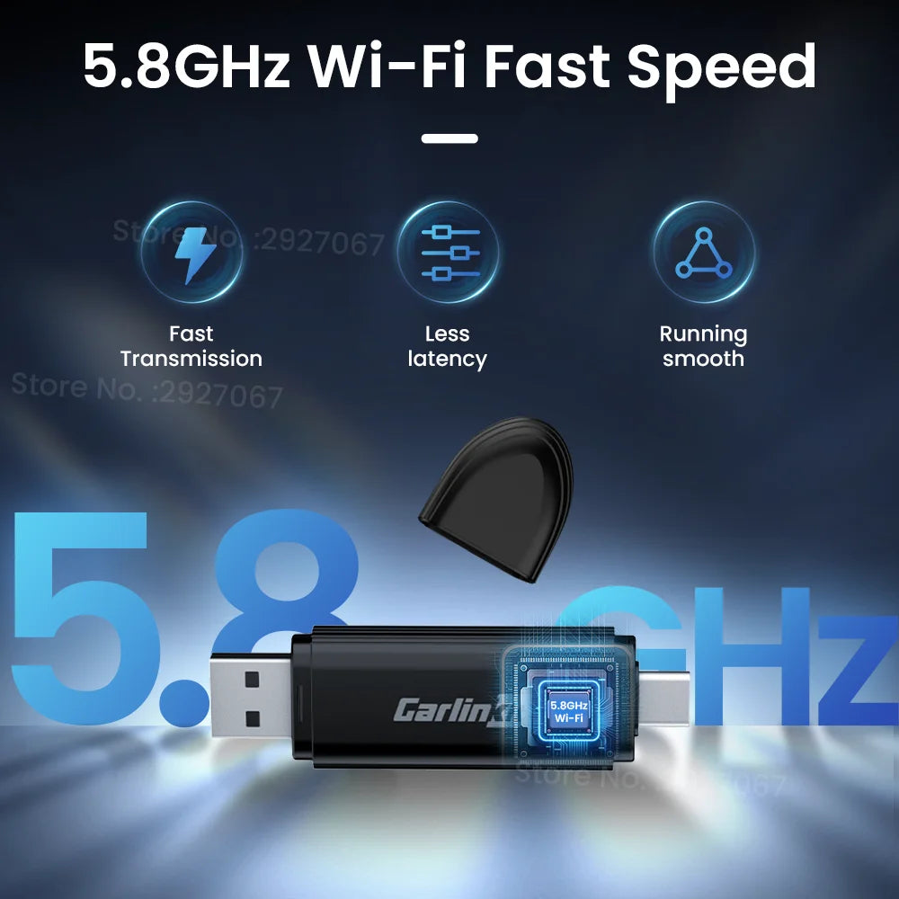 CarlinKit Mini 5 Wireless CarPlay Adapter – USB Dongle Wireless CarPlay Adapter SPOT