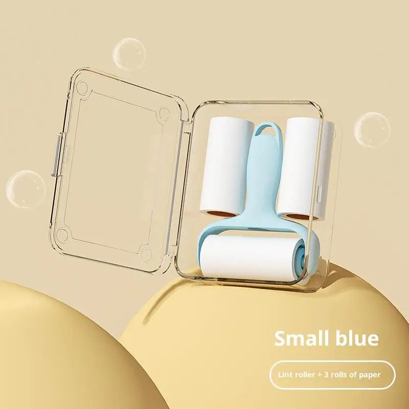 Mini Pet Hair Lint Roller – Reusable Adhesive Roller for Clothes Pet Lint Roller SPOT Blue
