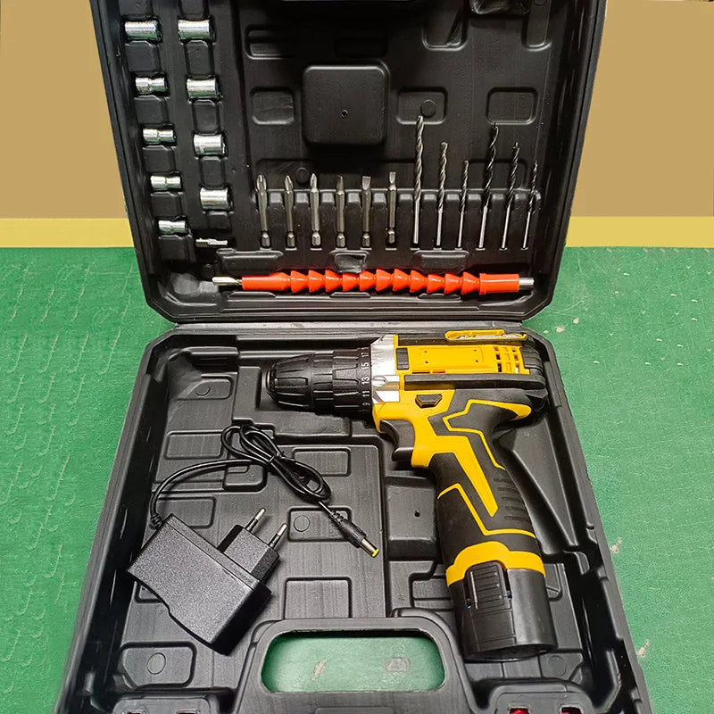 WISRETEC 12V Cordless Drill & Screwdriver Set – 2-in-1 Tool Cordless Drill Set SPOT A set of US