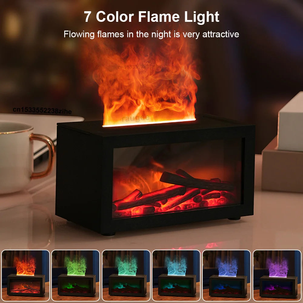 Flame Aroma Diffuser Humidifier with LED Light | Raugee Aroma Diffuser Humidifier SPOT