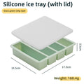 Silicone Freezer Tray with Lid – Stackable Soup & Broth Storage Silicone Freezer Tray SPOT green 1pc