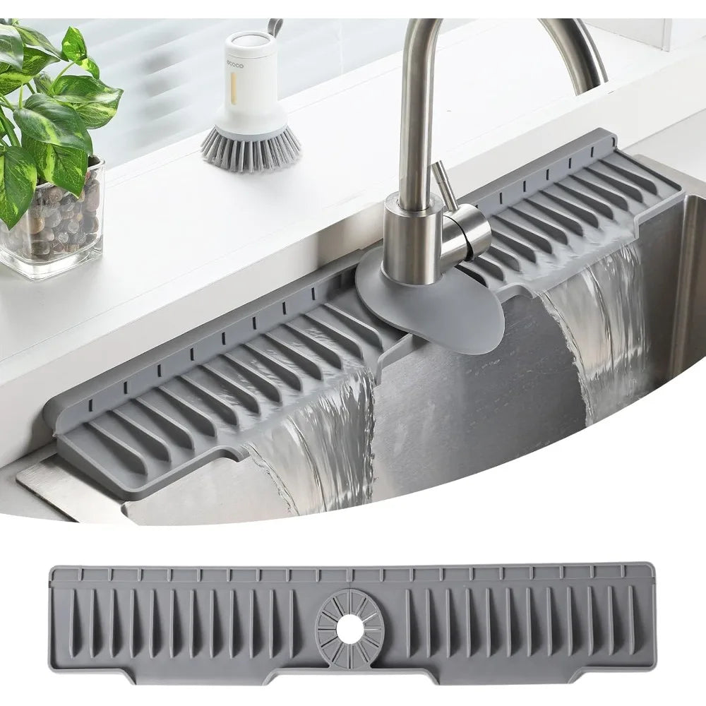 Adjustable Silicone Sink Rack – Sponge, Soap & Brush Organizer Sink Organizer Rack SPOT