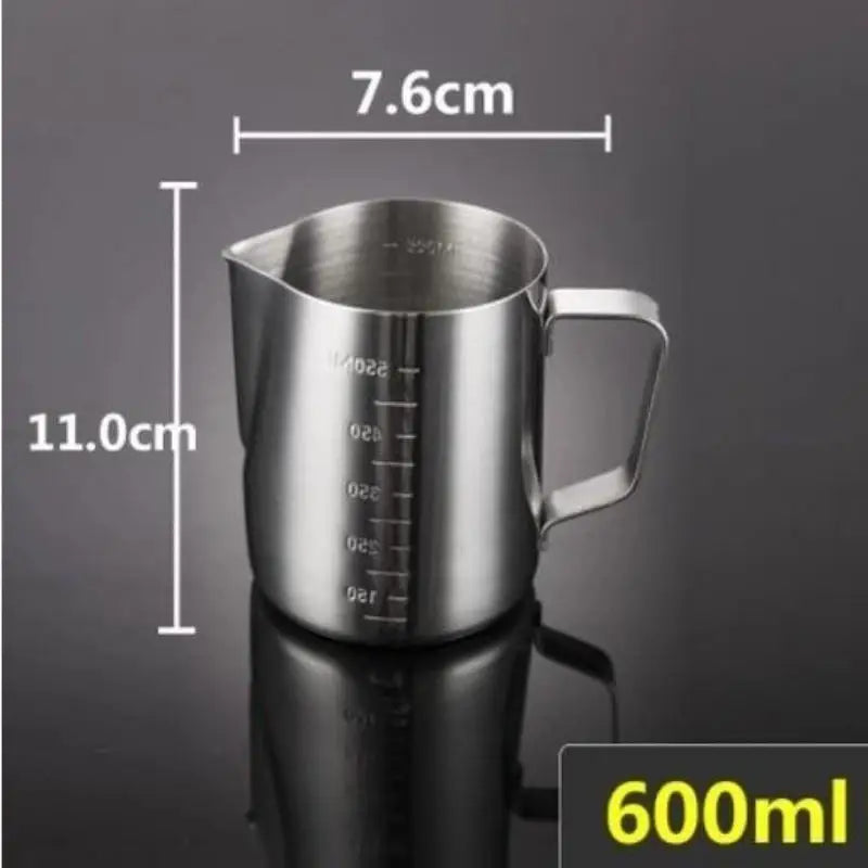 Stainless Steel Milk Frothing Pitcher – Eagle Spout Latte Art Jug Milk Frothing Pitcher SPOT 600ml