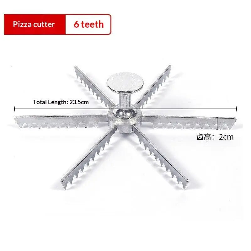 Multi-Blade Pizza Cutter – Food-Grade Aluminum Alloy Slicer Pizza Cutter SPOT B