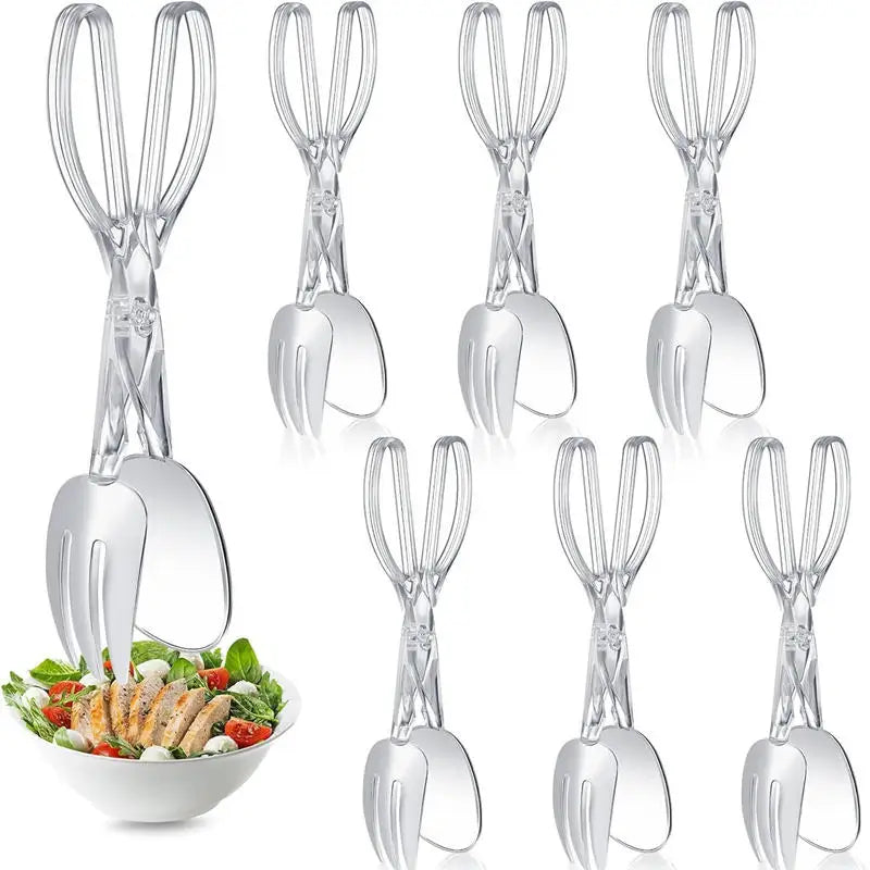 Anti-Slip Food Serving Tongs – Salad, BBQ & Buffet Clips Kitchen Serving Tongs SPOT
