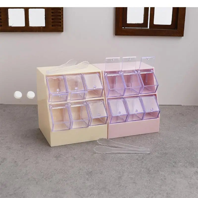 1/12 Dollhouse Candy Display Rack & Drawer Cabinet Miniature Dollhouse Miniature SPOT