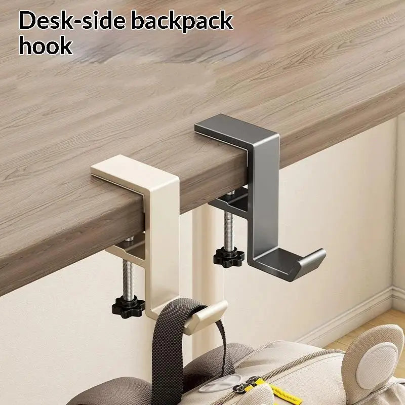 Adjustable Desk Edge Hook – Foldable Magnetic Bag Hanger Desk Hook Organizer SPOT