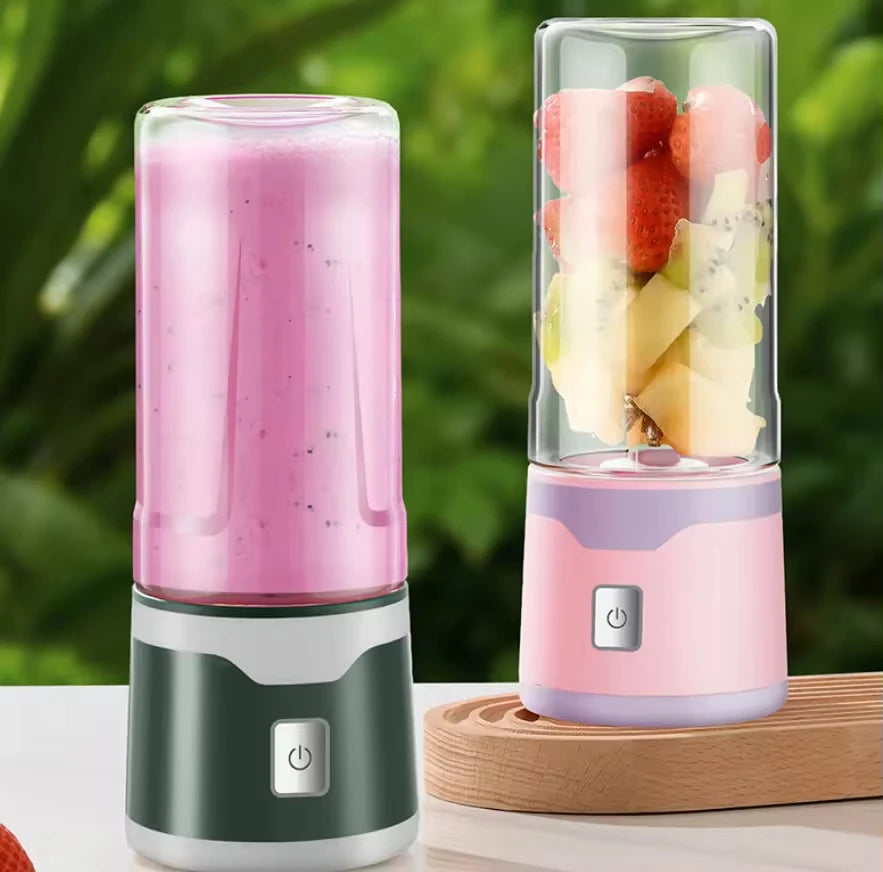 18-Blade Portable USB Rechargeable Juicer Blender Cup 500ML Portable Juicer Blender SPOT