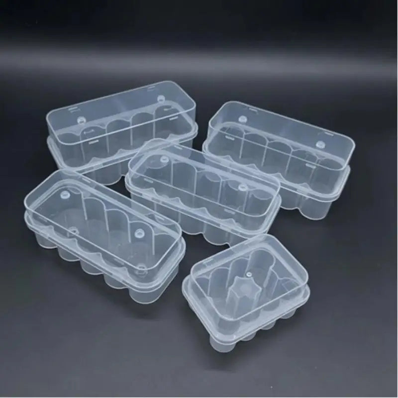 Transparent Plastic Vial Storage Box – 3–10ml Organizer Vial Storage Organizer SPOT