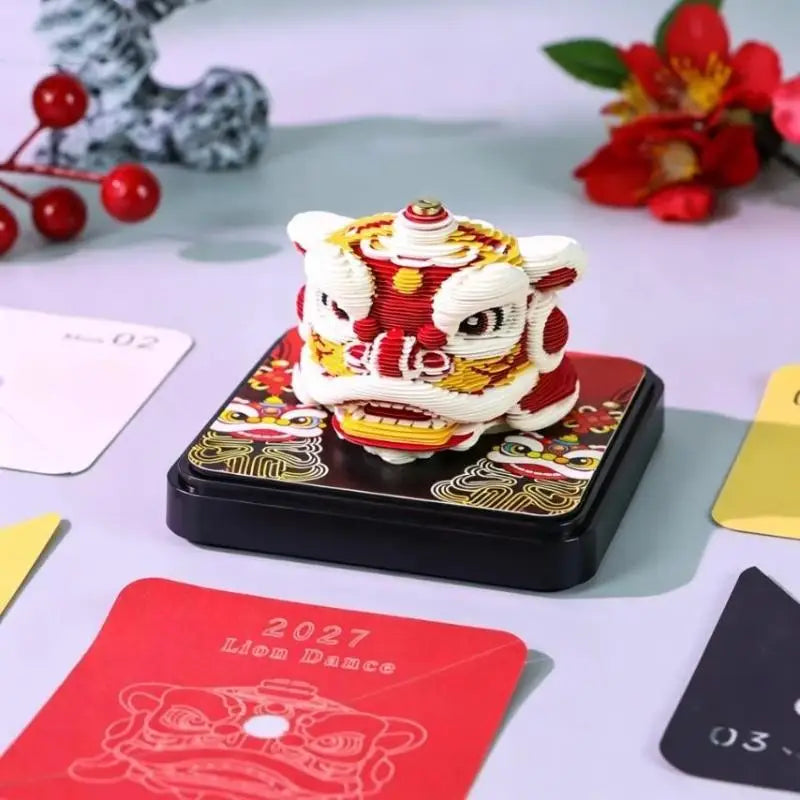 2027 Tear-Away Desk Calendar – 3D Paper Carving Art Desk Calendar SPOT