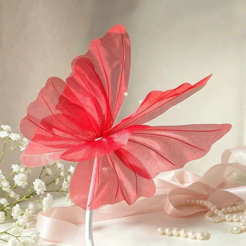 3D Organza Butterfly Wall Decor 45–50cm – Wedding & Party Wall Decoration SPOT