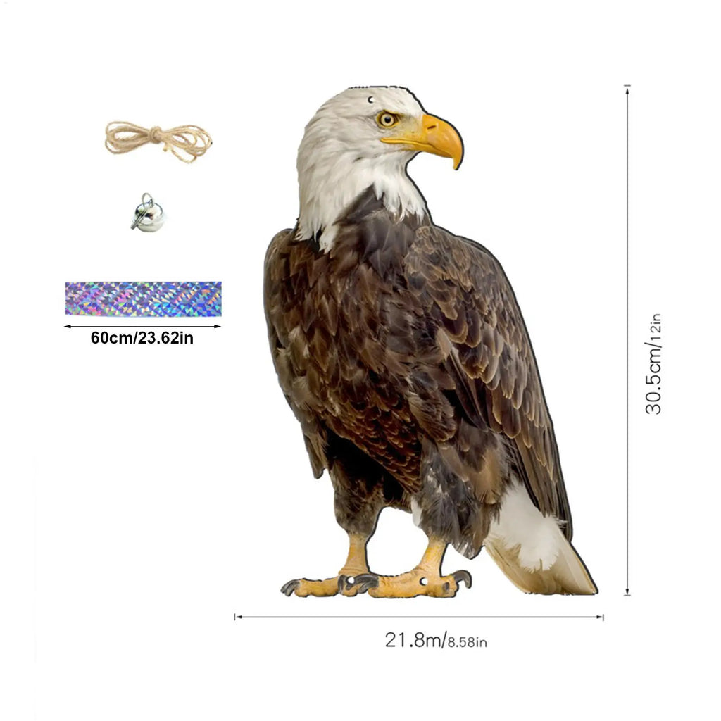 Realistic Owl Scarecrow Pendant – Waterproof Bird Deterrent Bird Deterrent Pendant SPOT