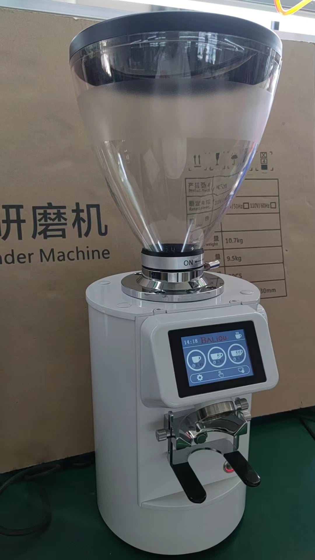 DUTRIEUX Coffee Bean Grinder 350ml Hopper – Auto Timer Coffee Bean Grinder SPOT