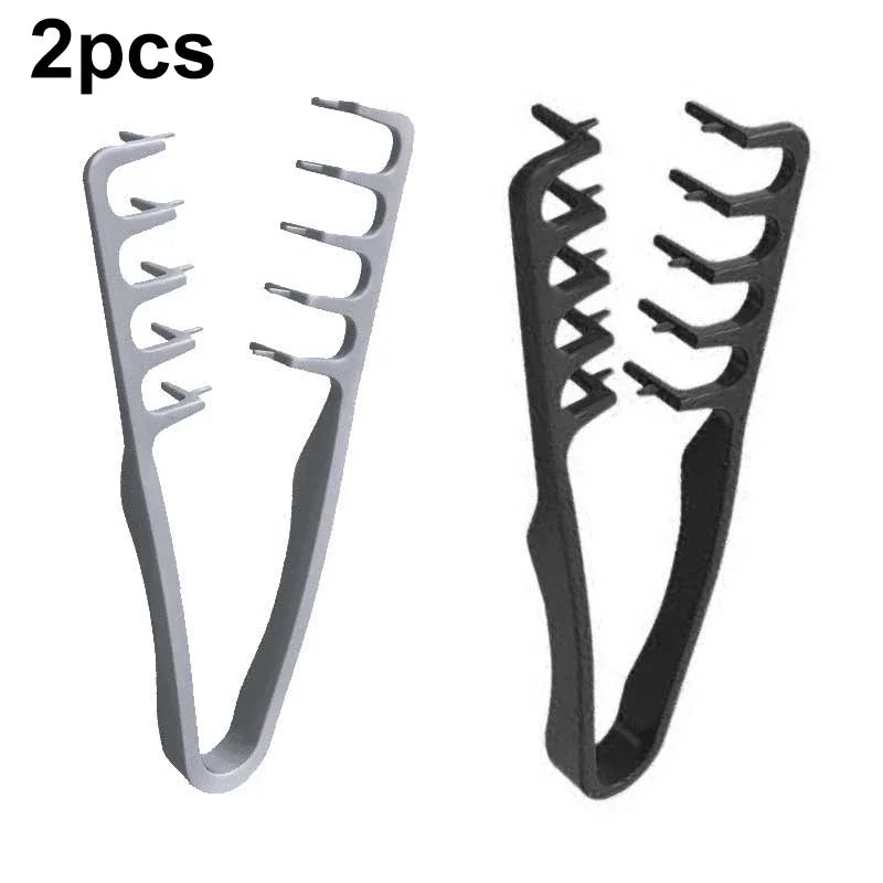Z-Shape Comb for Men – Textured Fluffy Hair Styling Tool Hair Styling Comb SPOT Grey 1pcs Black 1pcs