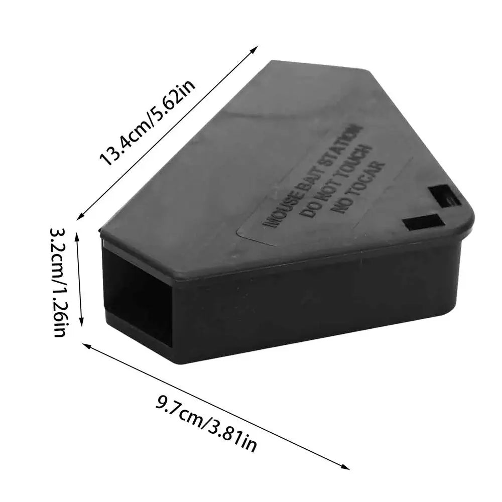 Reusable Triangle Mouse Bait Station – Indoor & Outdoor Mouse Bait Station SPOT As Picture