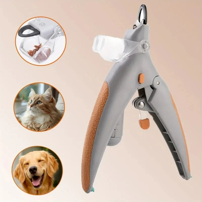 LED Light Pet Nail Clippers for Cats & Dogs – Safe Grooming Pet Nail Clippers SPOT
