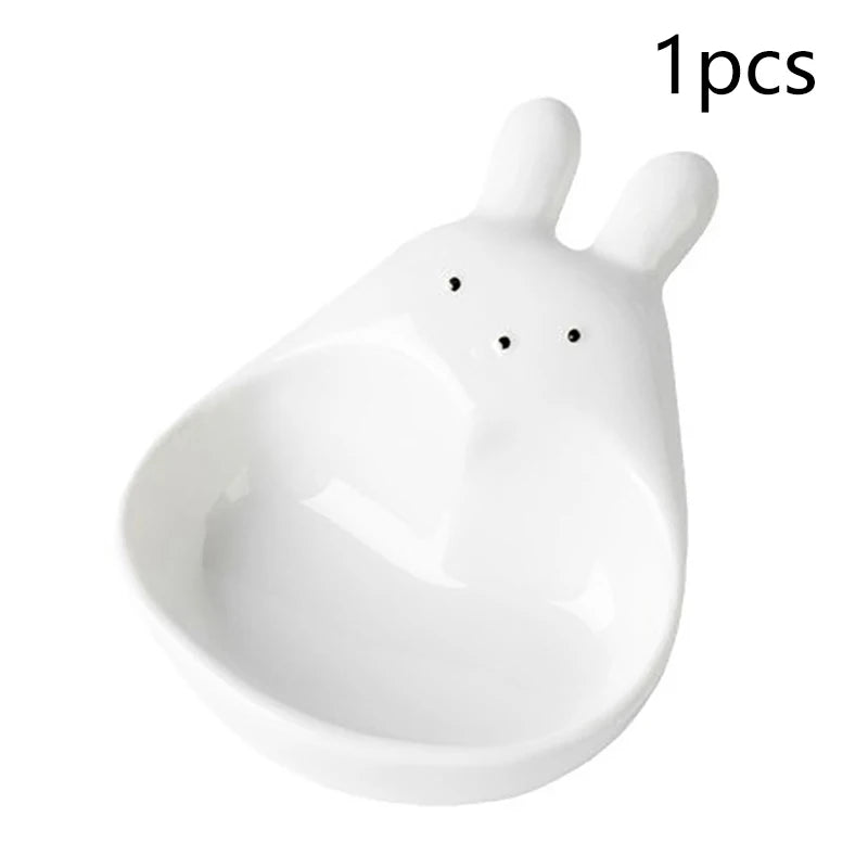 Cartoon Goose & Rabbit Mini Dipping Dish – Kids Tableware Mini Serving Dish SPOT Rabbit
