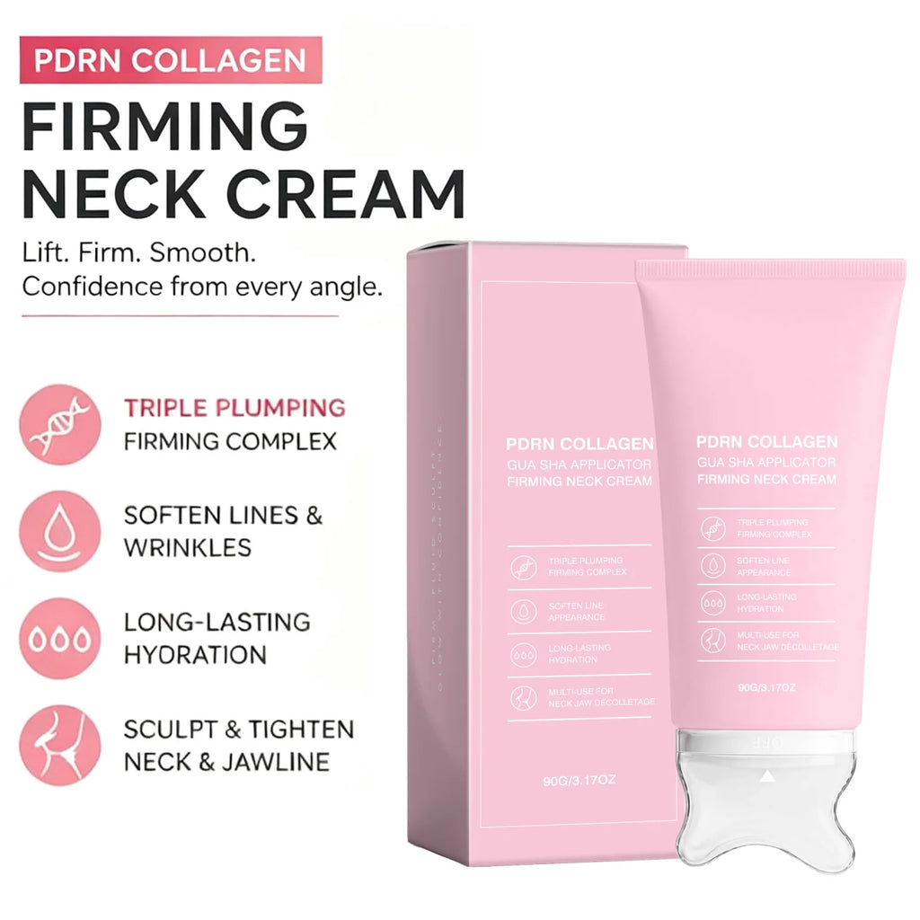 PDRN Collagen Gua Sha Neck Cream – Firming Contour Care Neck Firming Cream SPOT