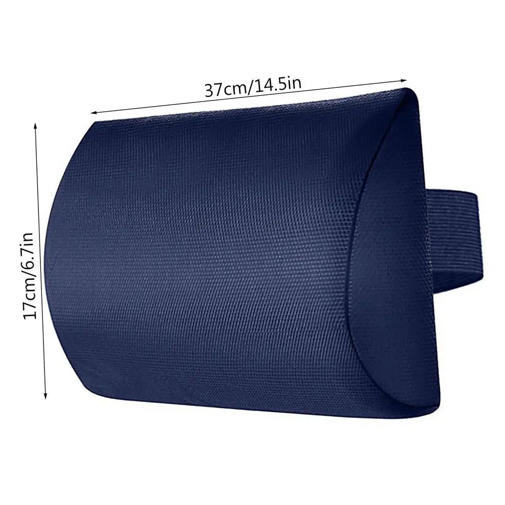 Memory Foam Lounge Chair Neck Pillow – Adjustable Headrest Lounge Chair Pillow SPOT 1pc dark blue