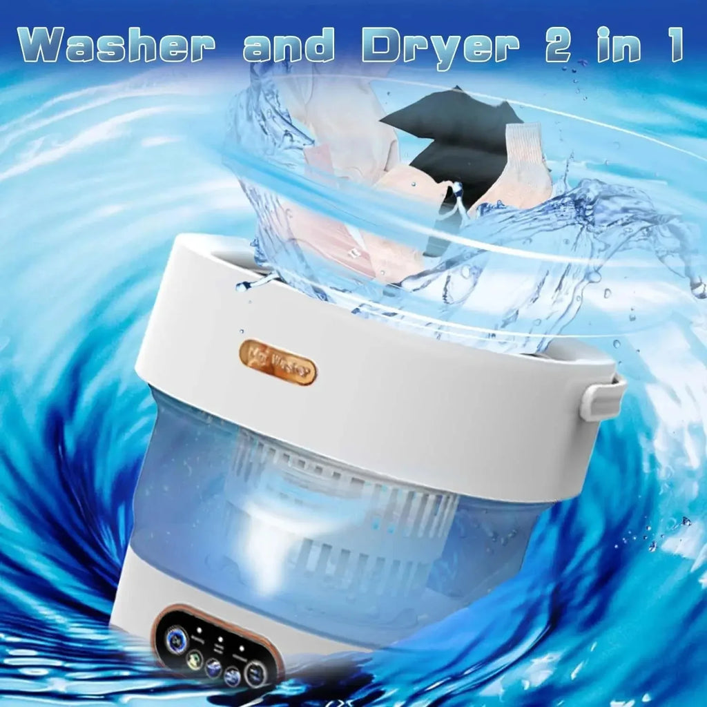 15L Portable Collapsible Washing Machine with Spin Dryer Portable Washing Machine SPOT