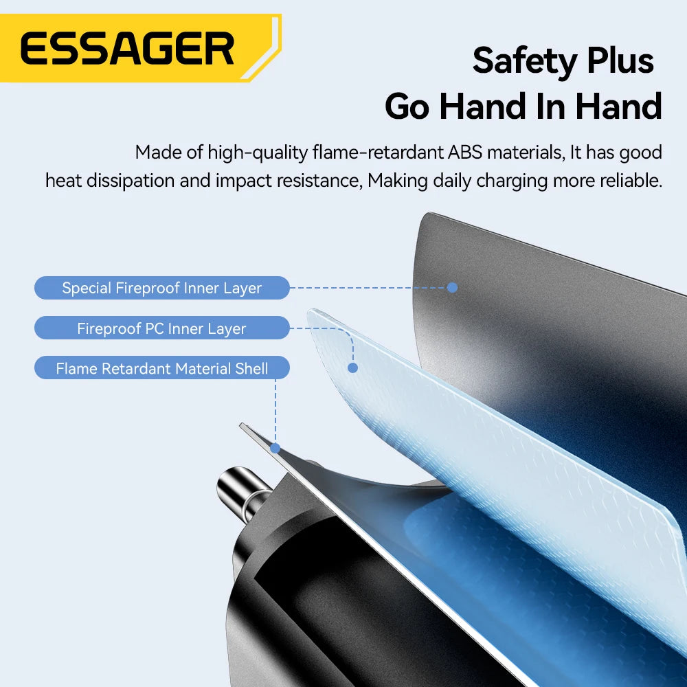 Essager 18W QC 3.0 USB-A Fast Wall Charger – Multi-Device USB Wall Charger SPOT