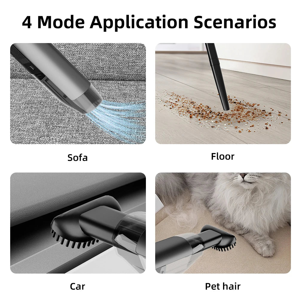 Wireless Handheld Vacuum 5000Pa HEPA – Home & Car Mini Cleaner Handheld Vacuum Cleaner SPOT