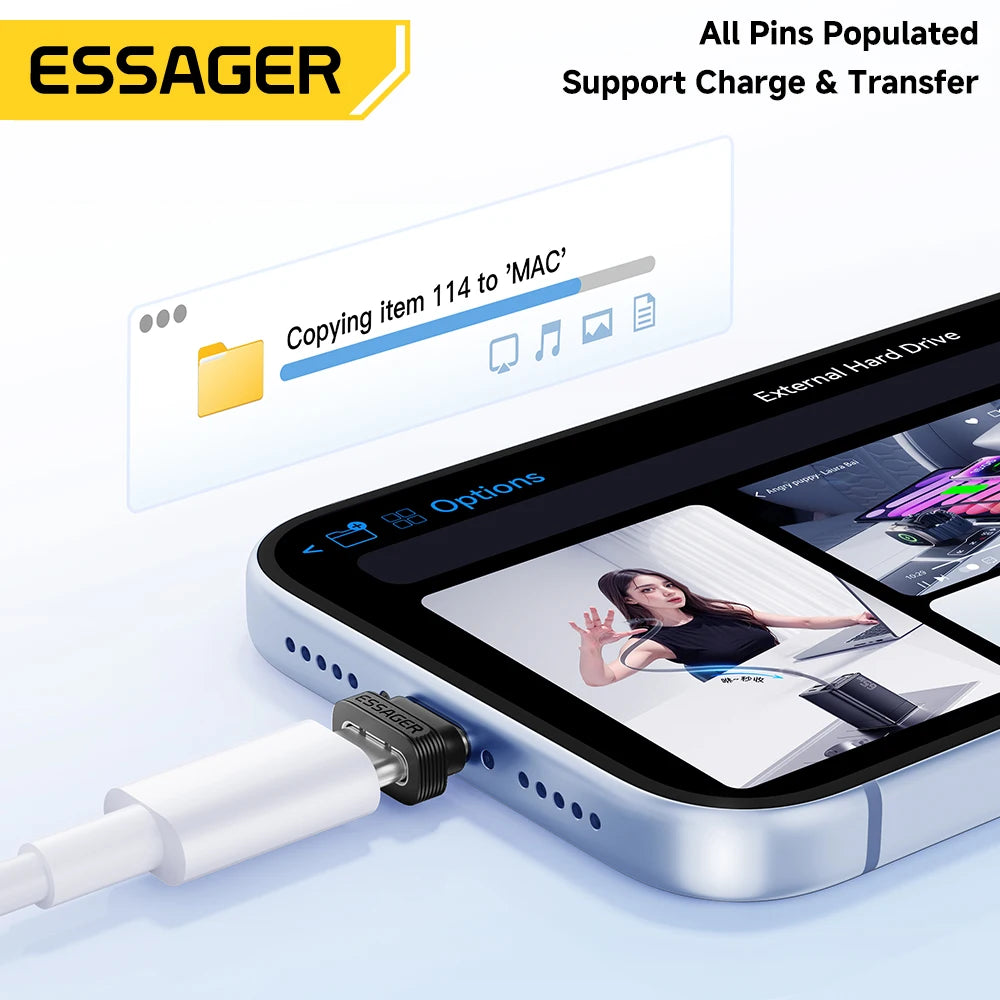 Essager USB-C Dust Plug & OTG Adapter – Charge & Data USB-C OTG Adapter SPOT