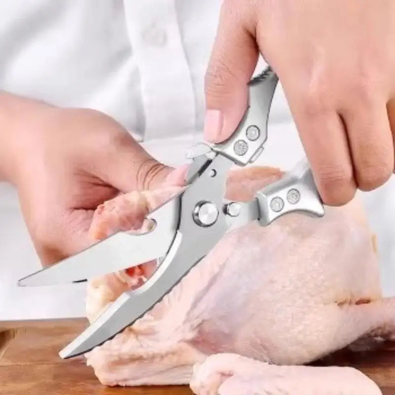 Stainless Steel Kitchen Shears – Poultry Bone & Herb Scissors Kitchen Shears SPOT