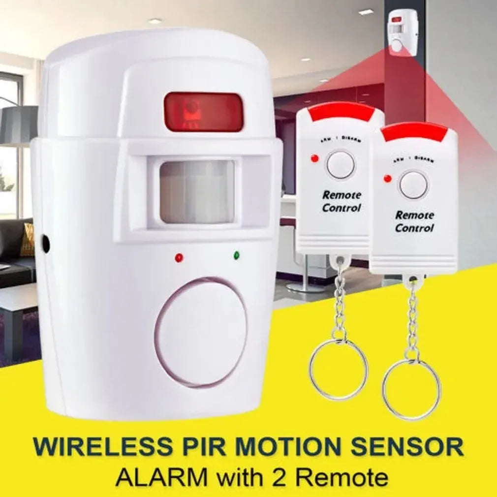 Wireless Motion Sensor Alarm & 2 Remotes – Home Security System Motion Sensor Alarm SPOT