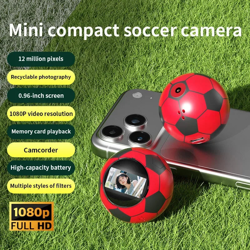 Football Shaped Digital Camera – 1080p HD CCD Mini Camera Mini Digital Camera SPOT Italian team