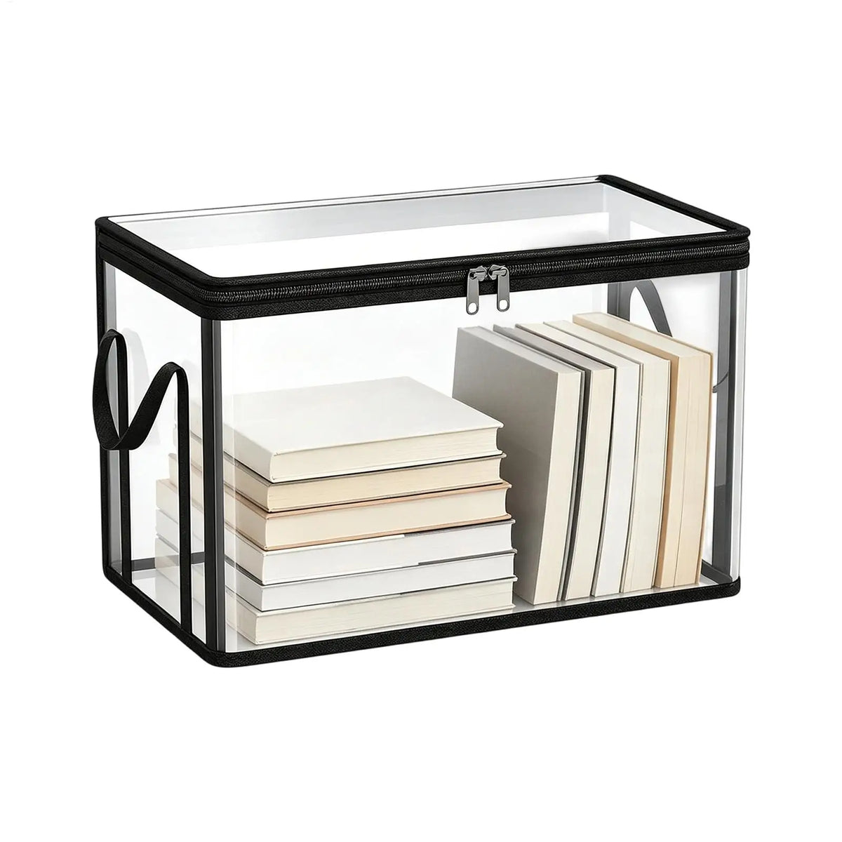 Transparent Stackable Storage Bins – Large PVC Organizer Box Storage Organizer Bin SPOT