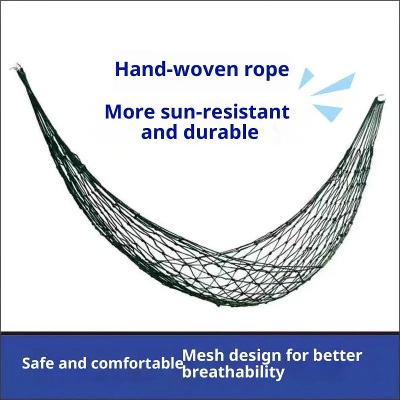 Thickened Nylon Rope Hammock – Portable Outdoor Swing Chair Outdoor Hammock SPOT