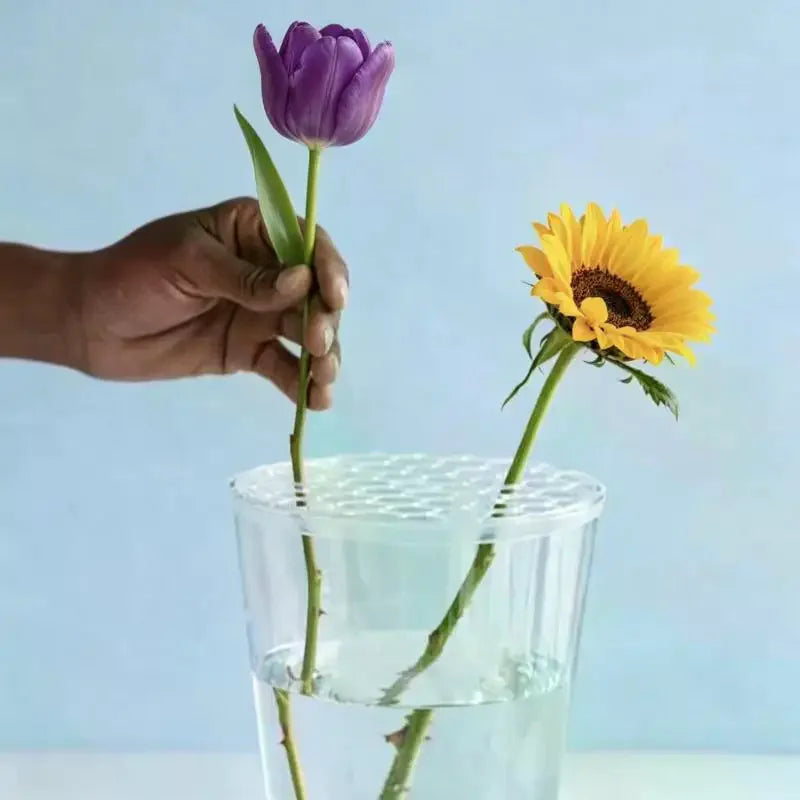Reusable Vase Grid Insert – DIY Flower Arrangement Holder Floral Arrangement Tool SPOT