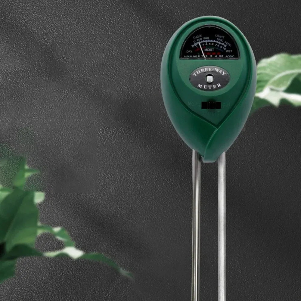 3-in-1 Soil pH Moisture & Light Meter for Garden Plants Soil Testing Meter SPOT