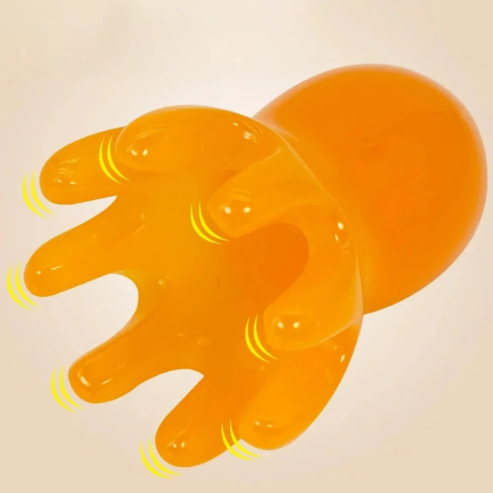 Resin Octopus Scalp Massager Comb – Gua Sha Head Massage Tool Scalp Massage Comb SPOT