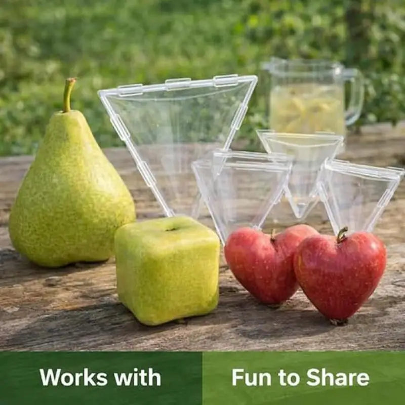 Fruit Shaping Mold – BPA-Free Cube & Triangle Garden Tool Fruit Shaping Mold SPOT