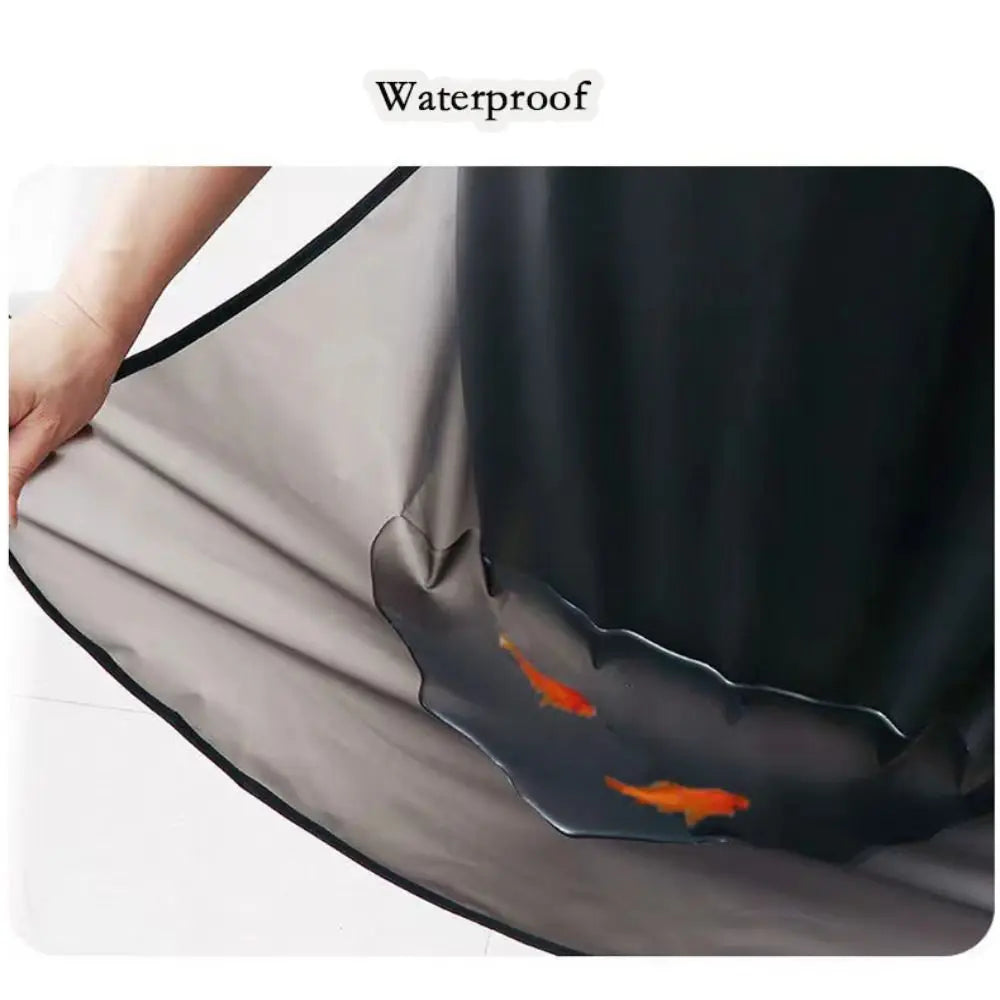 Waterproof PVC Kitchen Apron – Oil & Dirt Resistant Clear Black Waterproof Kitchen Apron SPOT