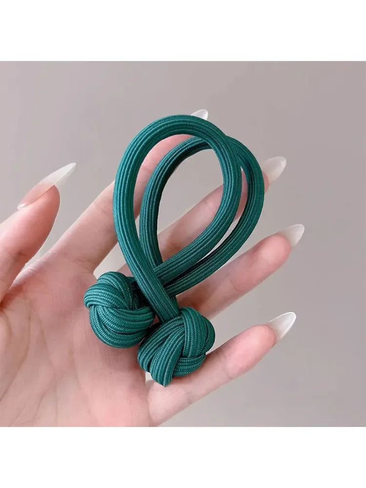 Women's Knotted Elastic Hair Bands – Scrunchies & Ponytail Ties Hair Scrunchie SPOT GG