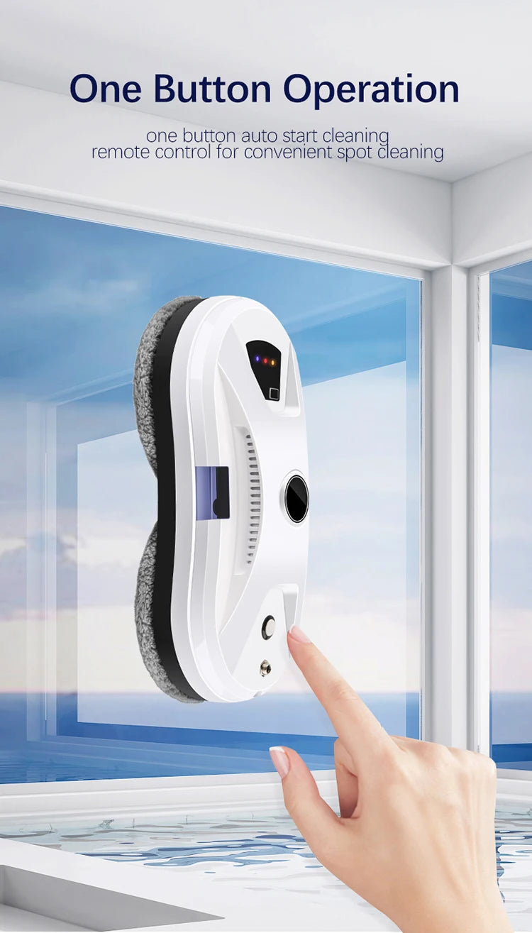 W14S Auto Water Spray Robot Window Cleaner + Remote Control Robot Window Cleaner SPOT