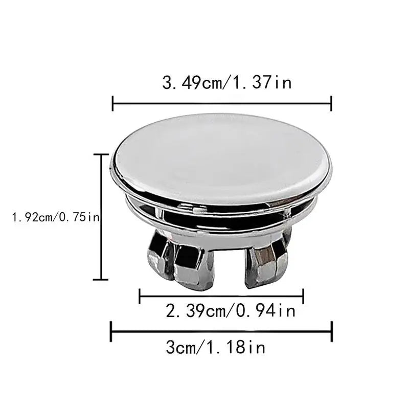 Bathroom Sink Overflow Trim Ring 22–24mm Basin Cover Cap Sink Overflow Cover SPOT