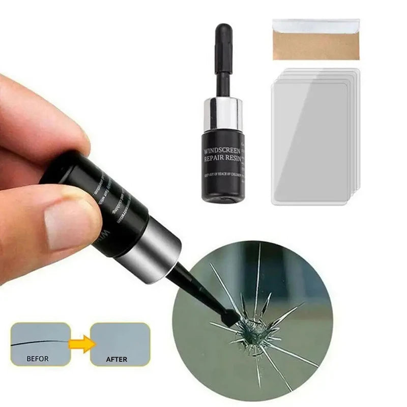 DIY Windshield Repair Kit – Auto Glass Chip & Crack Fix Windshield Repair Kit SPOT
