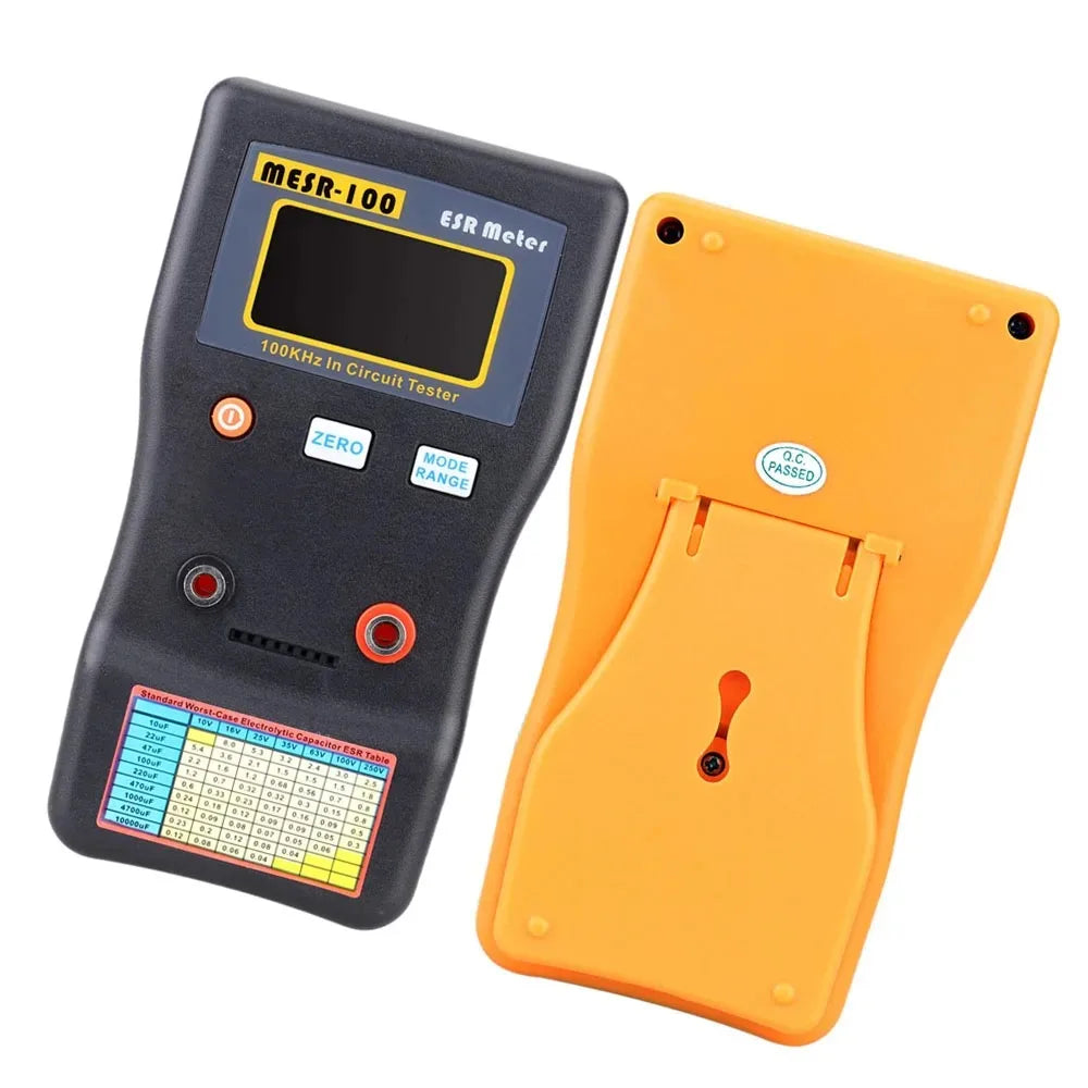 MESR-100 ESR Capacitor Tester – Auto-Ranging Low Ohm Meter ESR Capacitor Tester SPOT