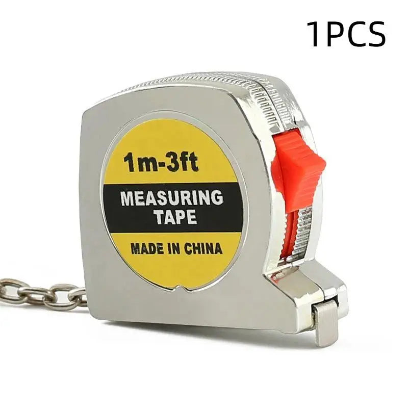 Keychain Tape Measure 1M – Dual Metric & Imperial Scale Keychain Tape Measure SPOT 1pcs