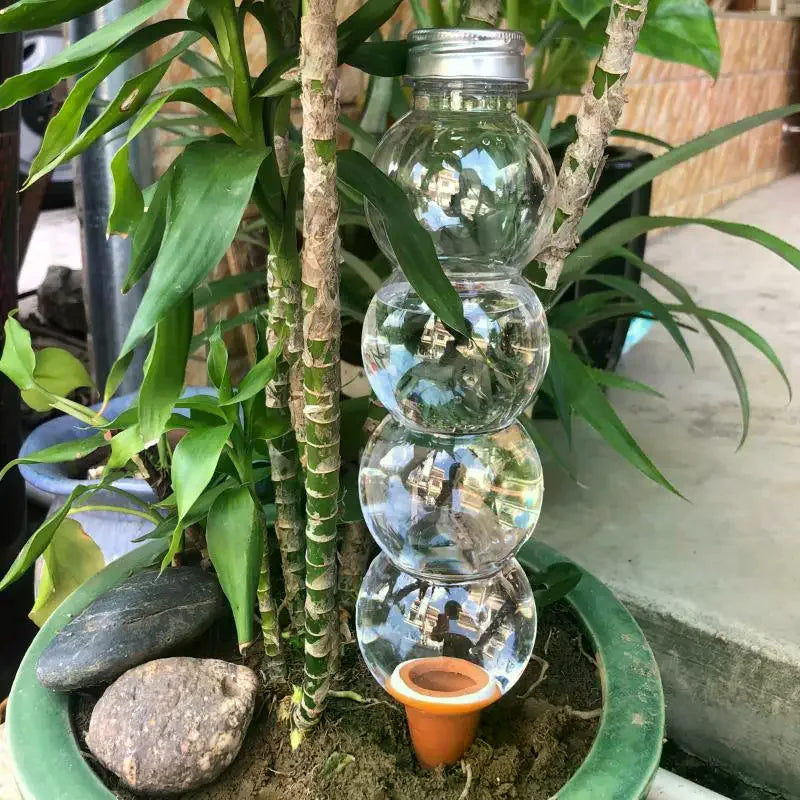 Self-Watering Plant Stake 500ml – Auto Slow-Release Waterer Plant Watering Stake SPOT