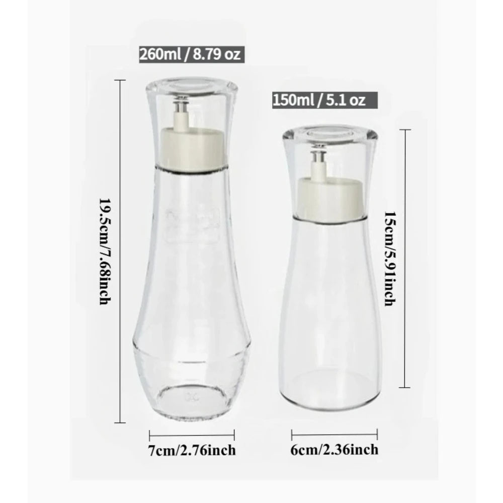Leak-Proof Glass Dispenser Bottle with Non-Drip Steel Spout Glass Dispenser Bottle SPOT