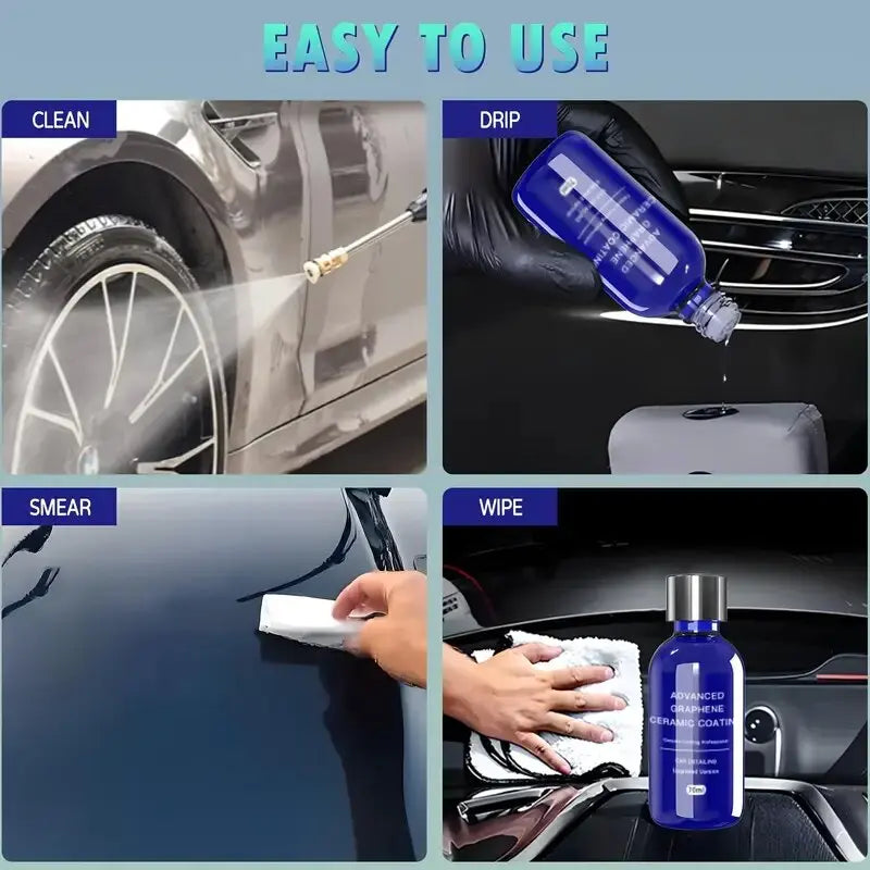 70ml Graphene Ceramic Coating for Cars – UV Trace & High Gloss Ceramic Car Coating SPOT